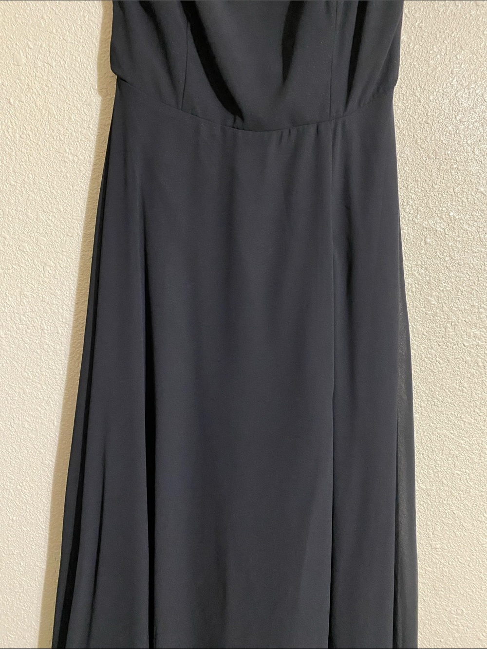 Lulus Dreamy Adoration Black Ruffled Maxi Dress Size M NWT - Picture 6 of 16